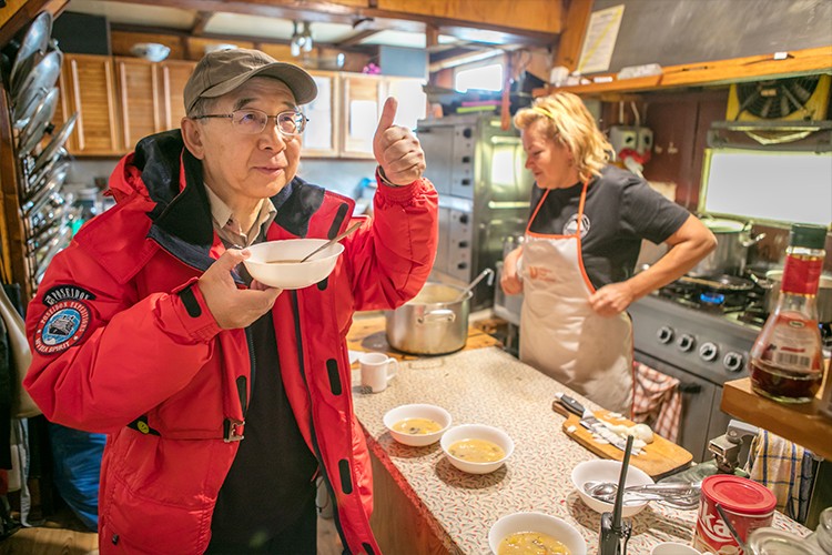 2015年蒙餐交流到南极波兰站